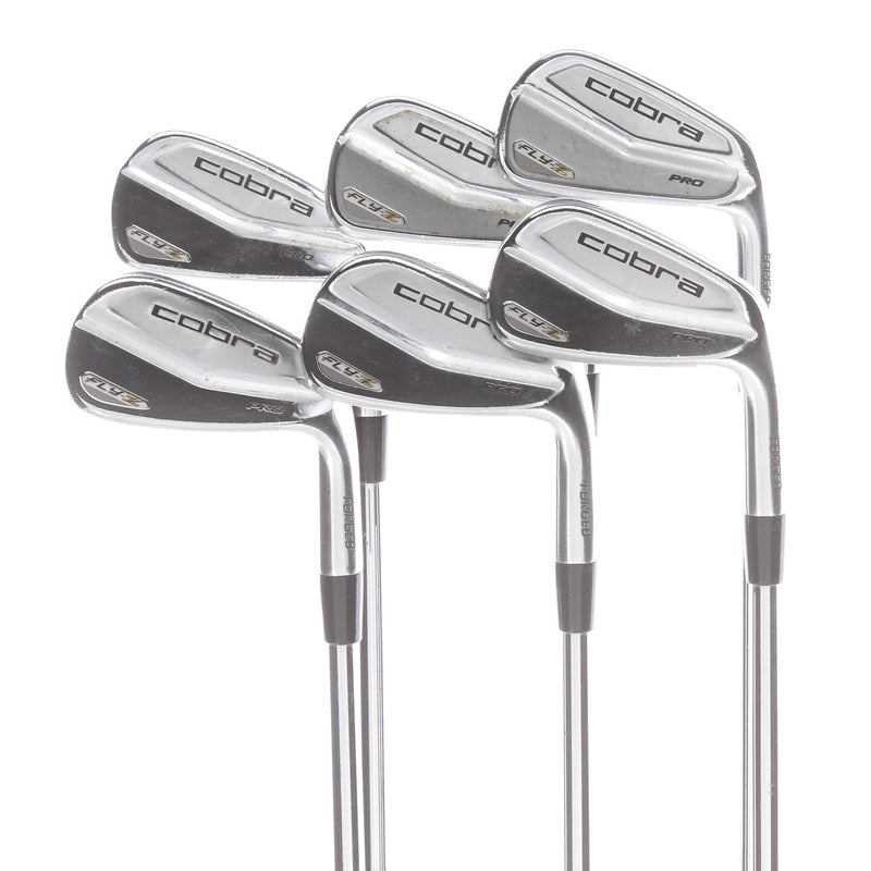 Cobra Fly-Z Pro Steel Mens Right Hand Irons 5-PW Stiff - KBS Tour S+