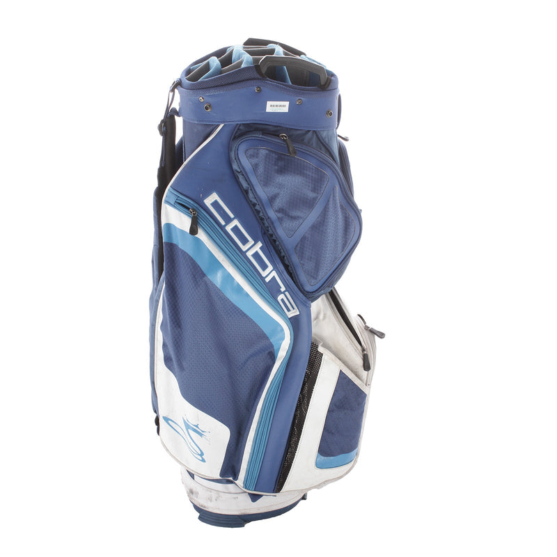 Cobra Cart Bag - White/Blue