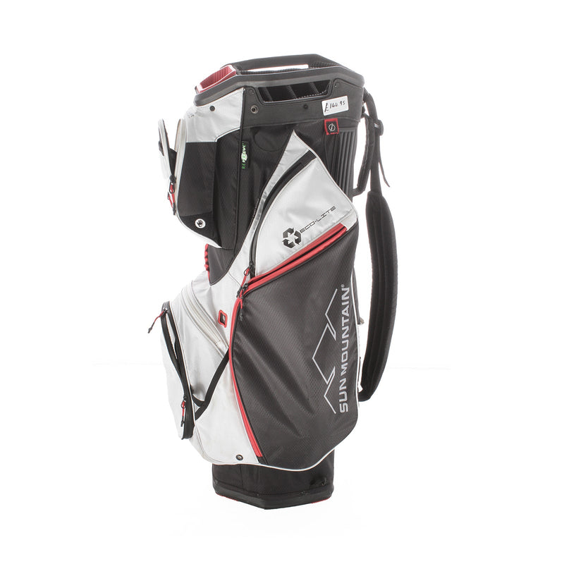 Sun Mountain Eco-Lite Cart Bag - Black/White/Red