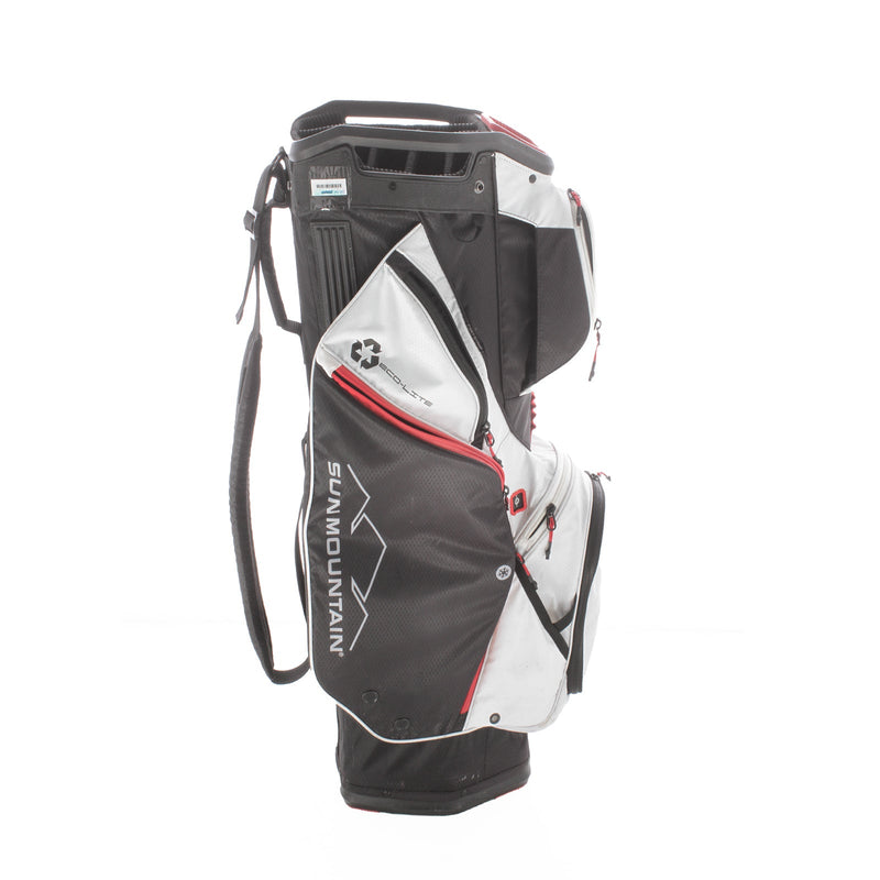 Sun Mountain Eco-Lite Cart Bag - Black/White/Red