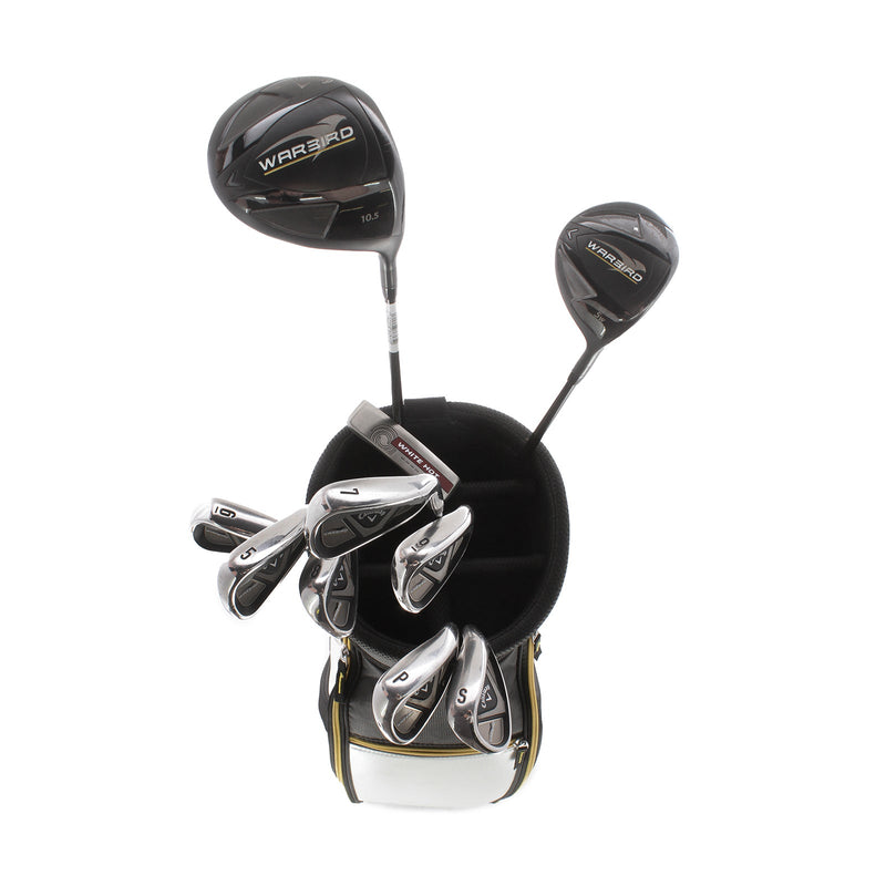 Callaway Warbird Steel/Graphite Mens Right Hand Package Set Uniflex - Warbird