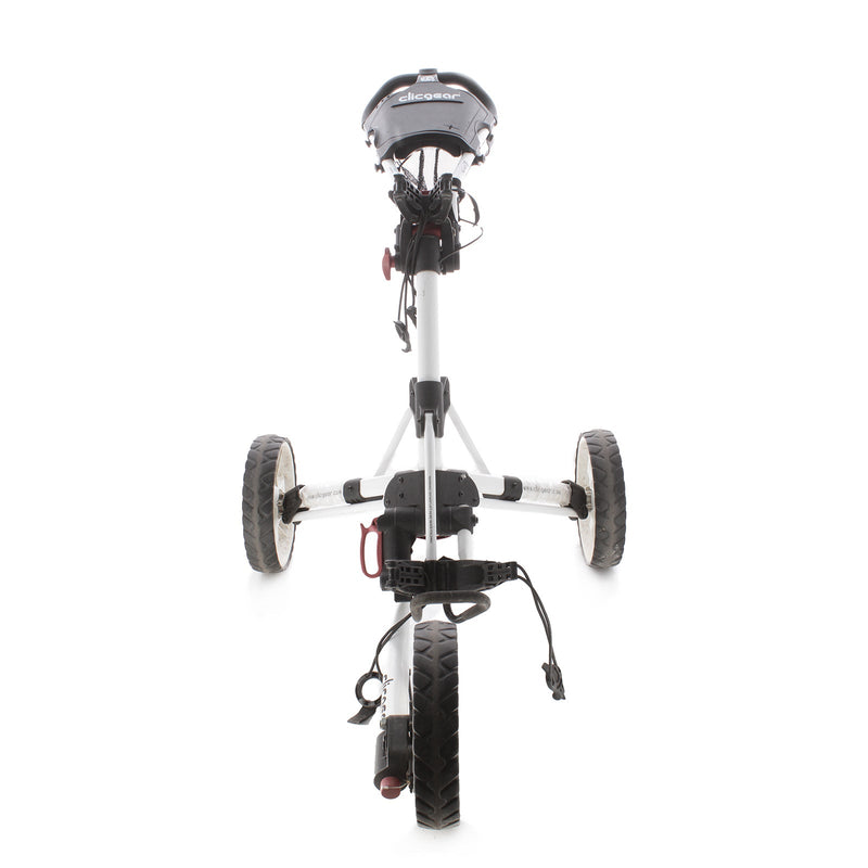 Clicgear 3.5+ 3-Wheel Push Trolley - Black/White