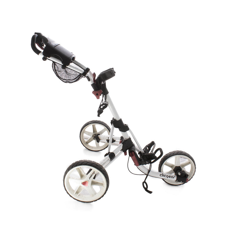 Clicgear 3.5+ 3-Wheel Push Trolley - Black/White