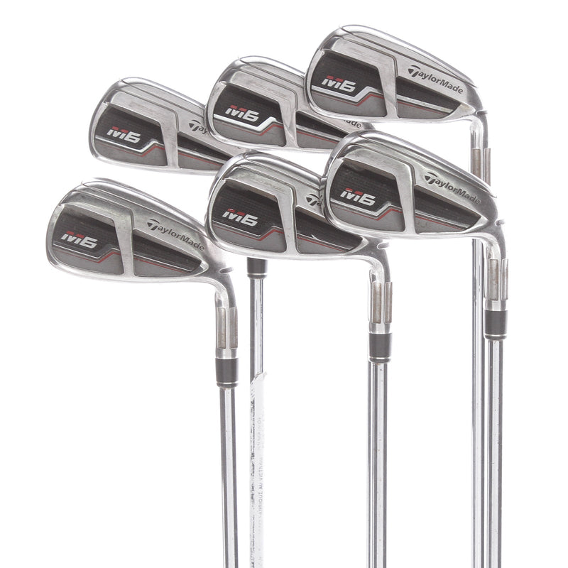 TaylorMade M6 Steel Mens Right Hand Irons 5-PW Stiff - KBS Max 85