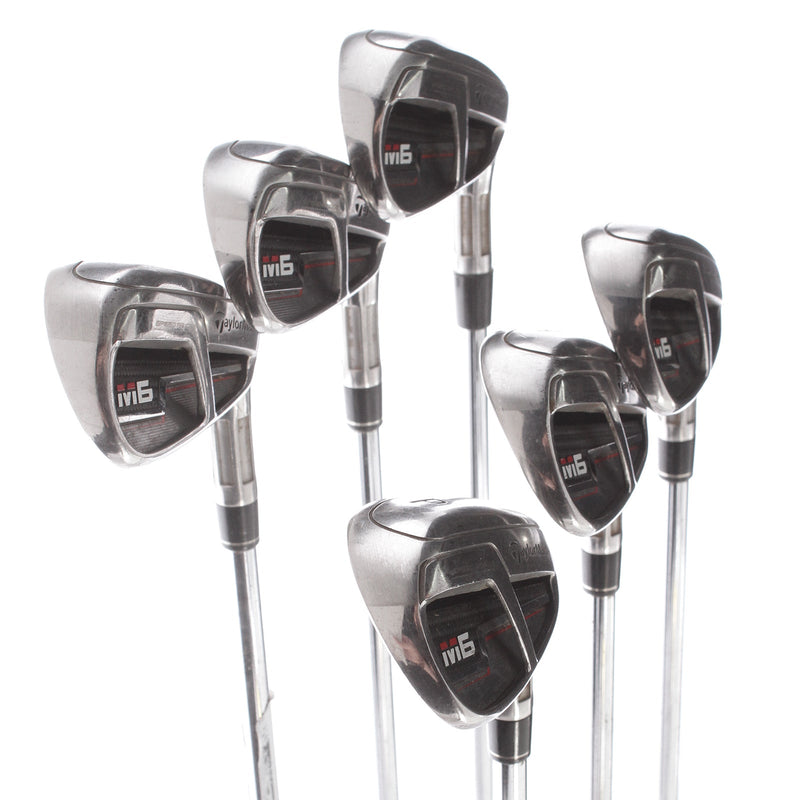 TaylorMade M6 Steel Mens Right Hand Irons 5-PW Stiff - KBS Max 85