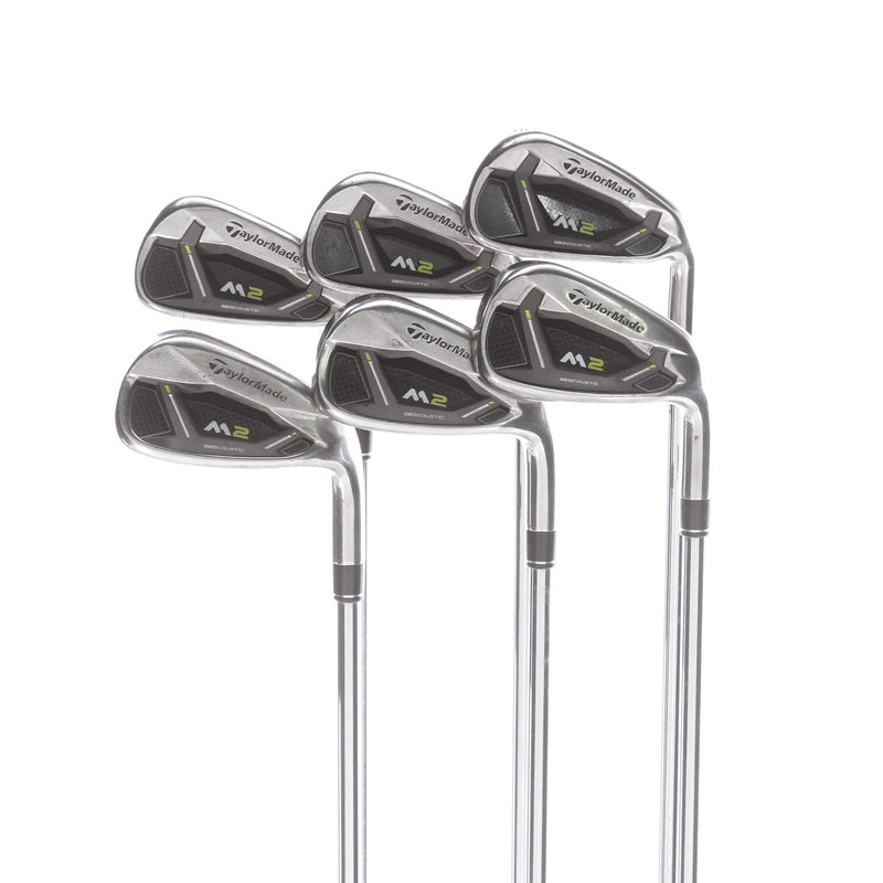 TaylorMade M2 Steel Mens Right Hand Irons 5-PW Regular - REAX 88