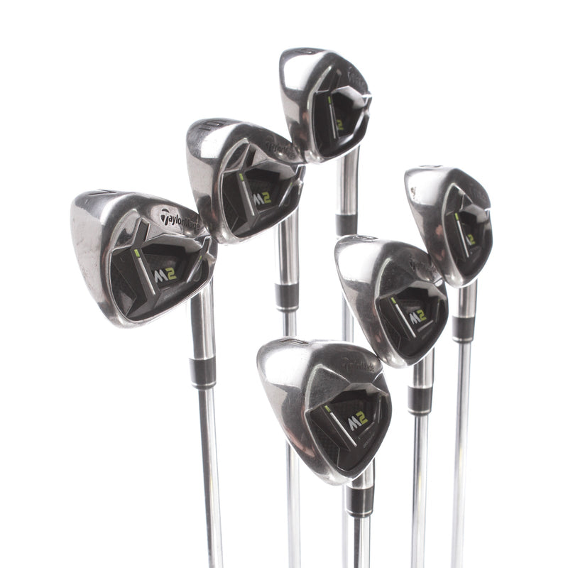 TaylorMade M2 Steel Mens Right Hand Irons 5-PW Regular - REAX 88