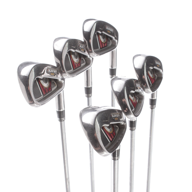 TaylorMade Burner XD Steel Mens Right Hand Irons 5-PW Regular - REAX 90