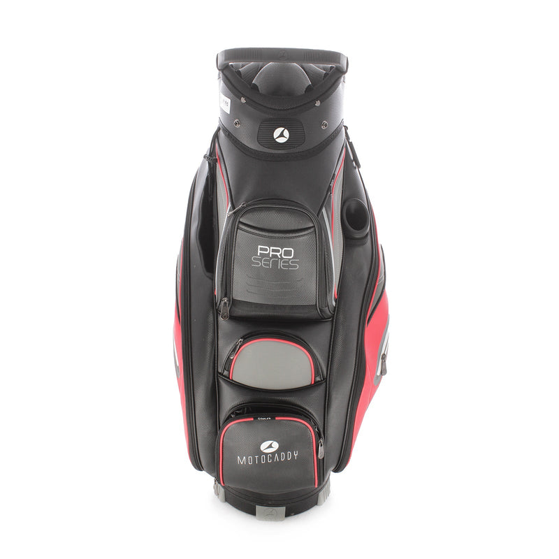 Motocaddy Pro Series Cart Bag - Black/Red