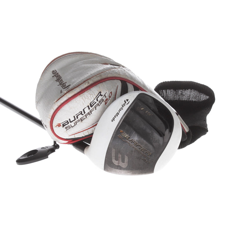 TaylorMade Burner Superfast 2.0 Graphite Mens Right Hand Fairway 3 Wood 15* Regular - TaylorMade REAX 4.8