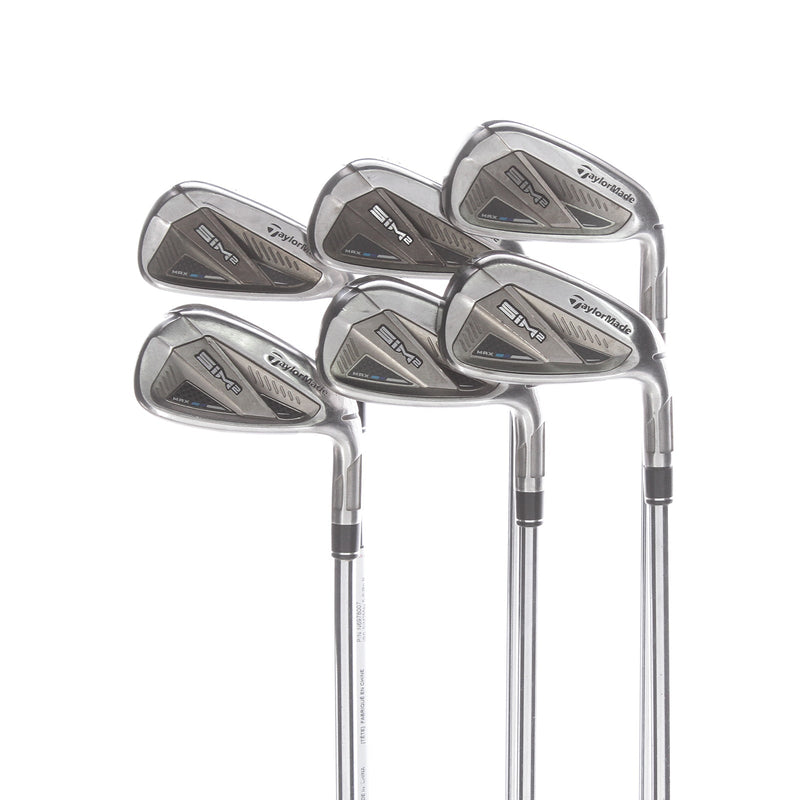 TaylorMade Sim 2 Max Steel Mens Right Hand Irons 5-PW Regular - KBS Max MT 85