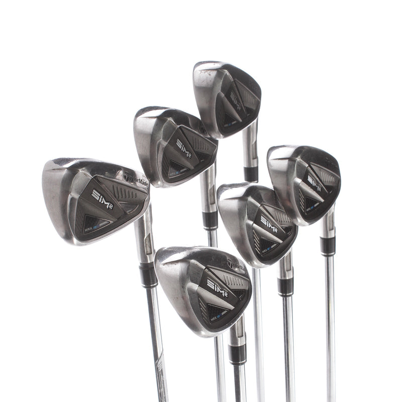 TaylorMade Sim 2 Max Steel Mens Right Hand Irons 5-PW Regular - KBS Max MT 85