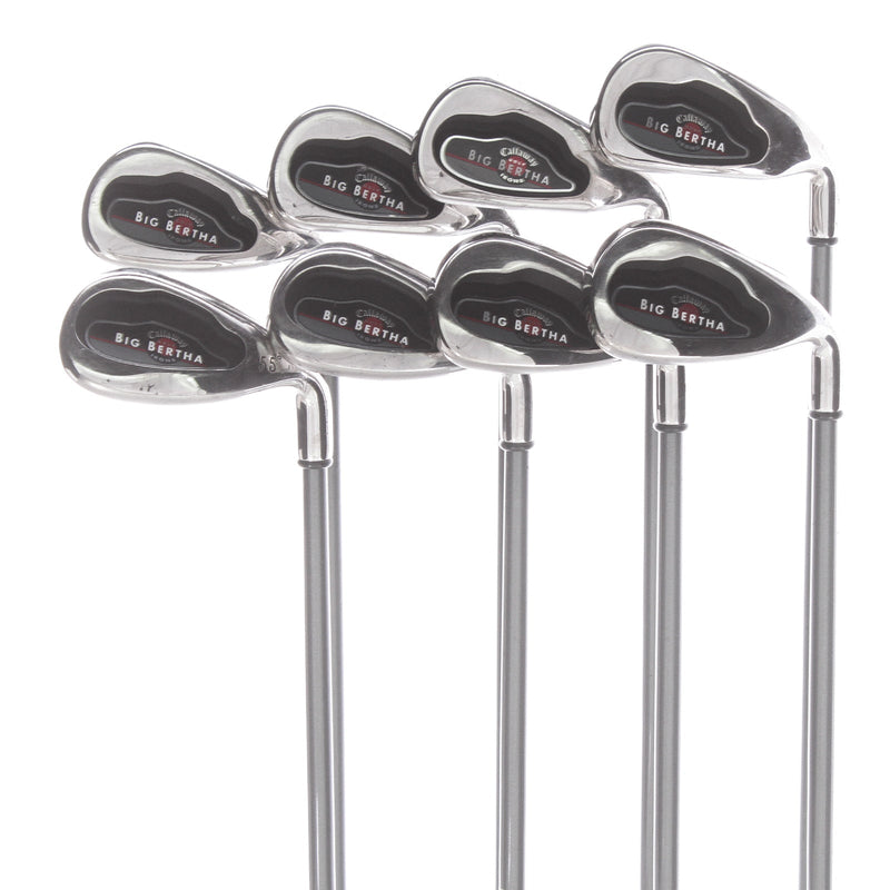 Callaway Big Bertha Graphite Ladies Right Hand Irons 5-GW+SW Ladies - JV45iG B Series