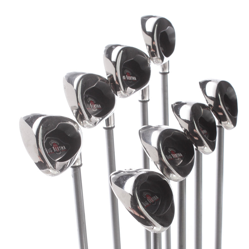 Callaway Big Bertha Graphite Ladies Right Hand Irons 5-GW+SW Ladies - JV45iG B Series