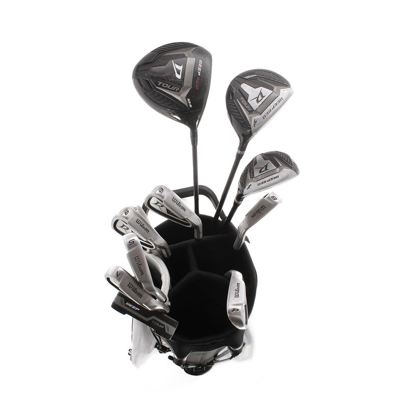 Wilson Staff Deep Red Tour Steel/Graphite Mens Right Hand Package Set Regular - Wilson Staff Deep Red Tour