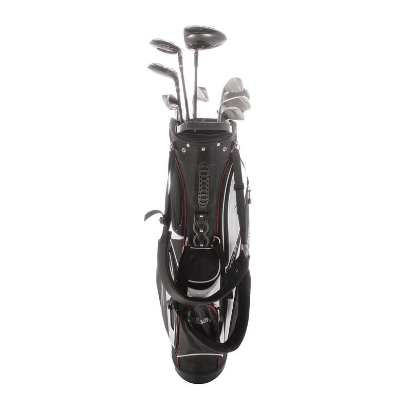 Wilson Staff Deep Red Tour Steel/Graphite Mens Right Hand Package Set Regular - Wilson Staff Deep Red Tour