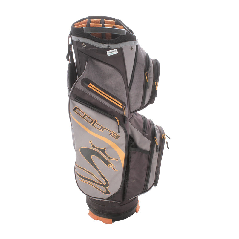 Cobra Cart Bag - Grey/Orange/Black