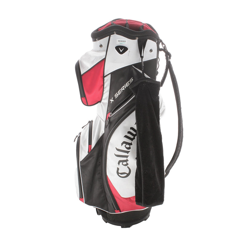 Callaway X Series Cart Bag - Black/White/Red