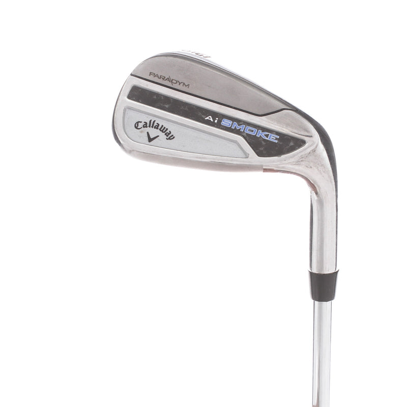 Callaway Paradym Ai Smoke Steel Mens Right Hand Gap Wedge -0.75" 50* 2* Upright Stiff - Elevate MPH