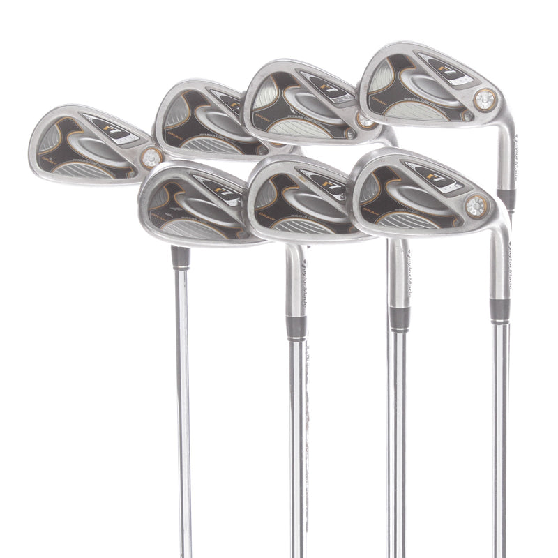 TaylorMade R7 Draw Steel Mens Right Hand Irons 5-SW Regular - TaylorMade T-Step 90