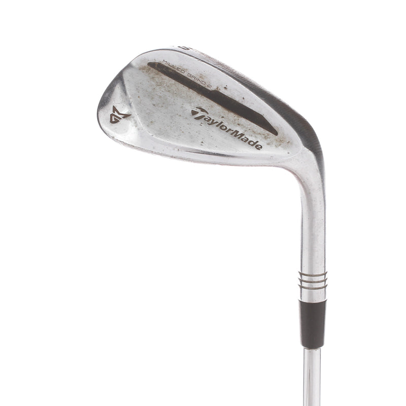 TaylorMade Milled Grind 2 Steel Mens Right Hand Lob Wedge 60* 10 Bounce SB Grind Stiff - Dynamic Gold S200