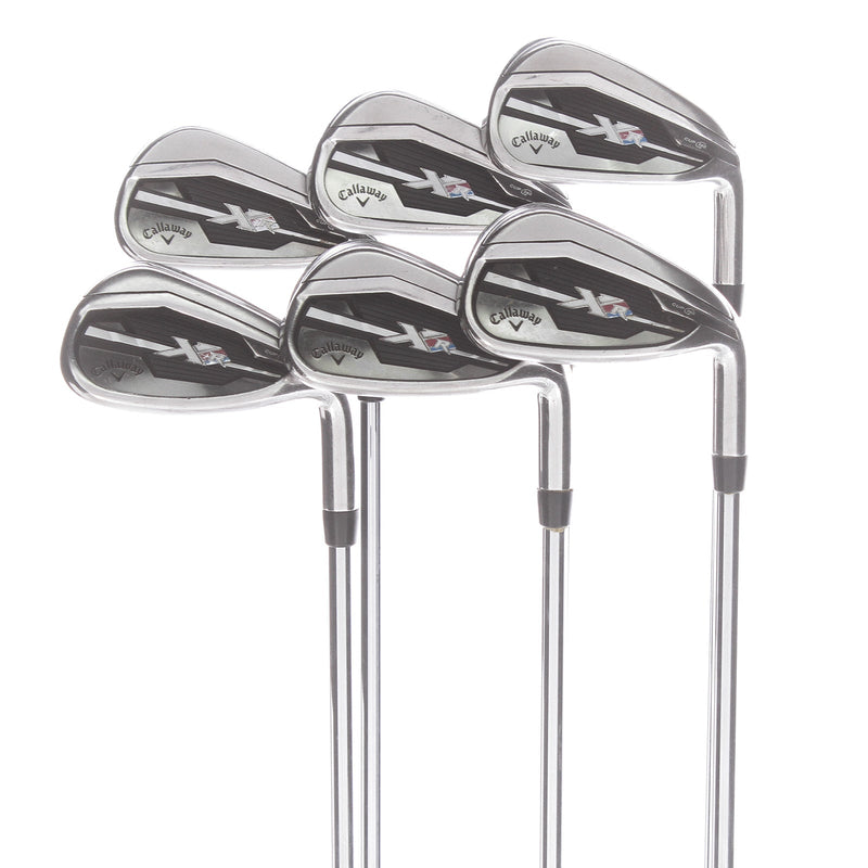 Callaway XR OS Steel Mens Right Hand Irons 5-PW Regular - True Temper SpeedStep