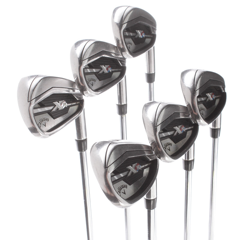 Callaway XR OS Steel Mens Right Hand Irons 5-PW Regular - True Temper SpeedStep