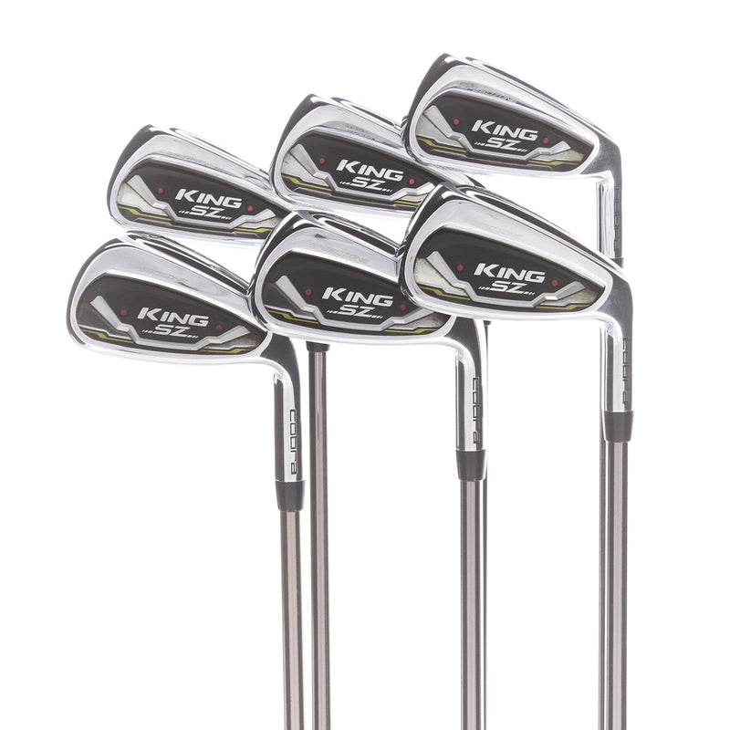 Cobra King SZ Steel Mens Right Hand Irons 5-PW Regular - Recoil ESX 460