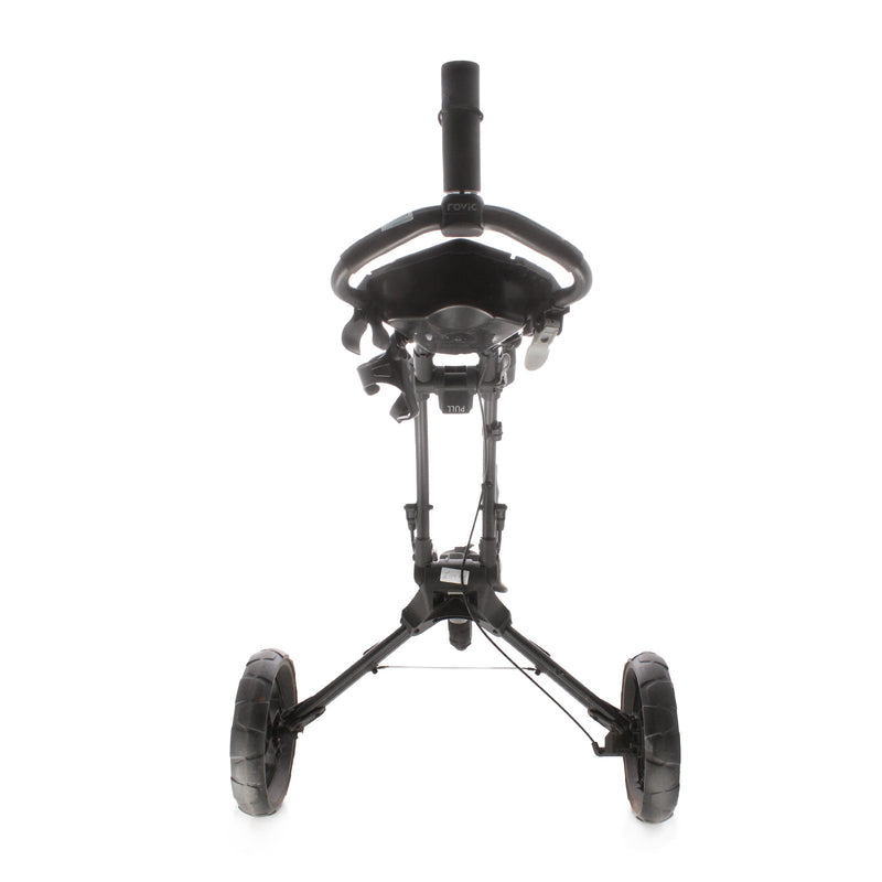 Clicgear Rovic 3-Wheel Push Trolley  - Black