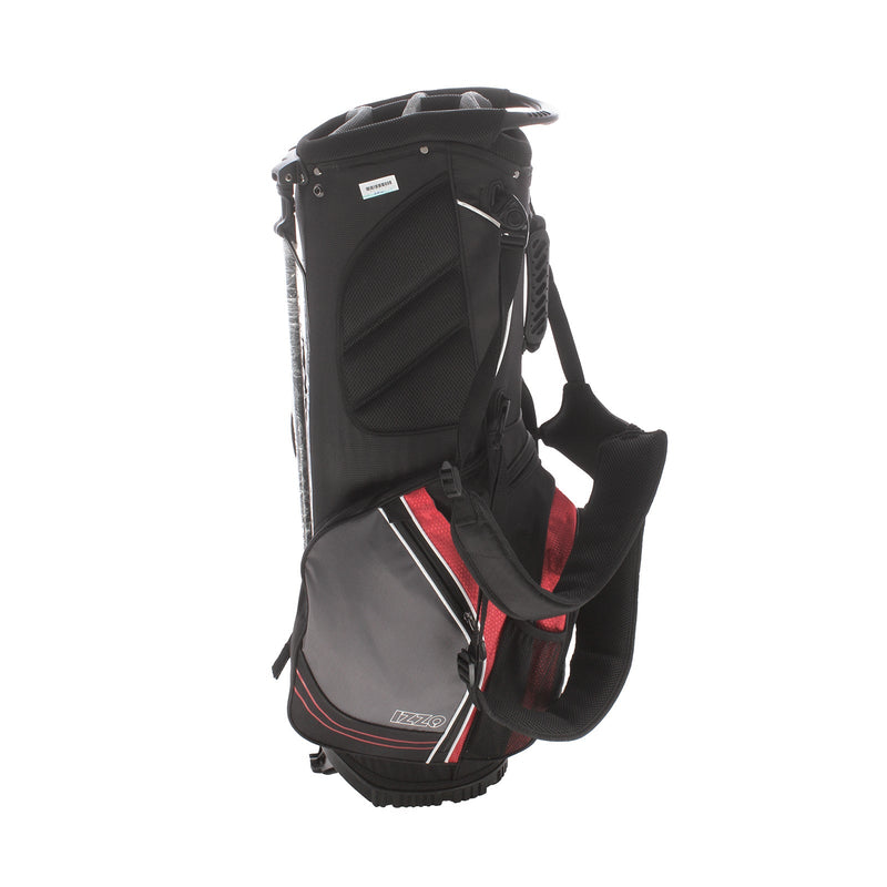 Izzo Stand Bag - Black/Red