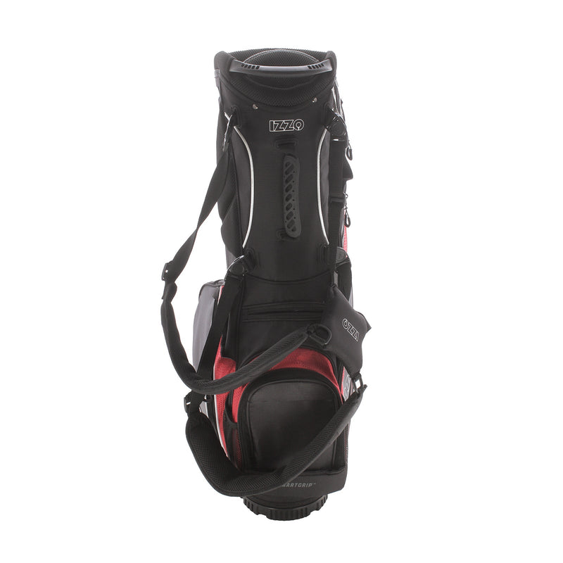 Izzo Stand Bag - Black/Red