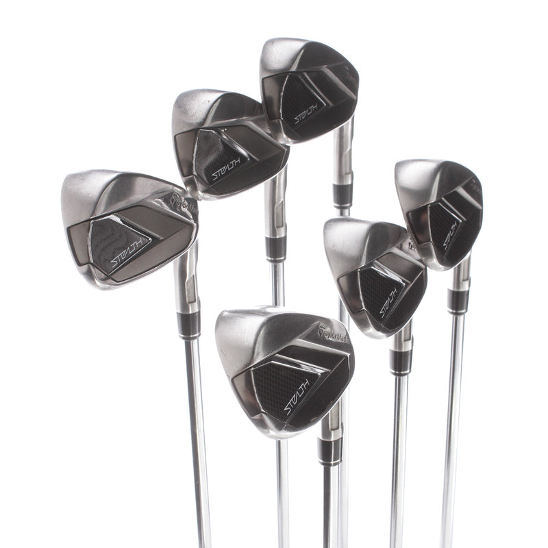 TaylorMade Stealth Steel Mens Right Hand Irons 5-PW Regular - KBS Max MT R85