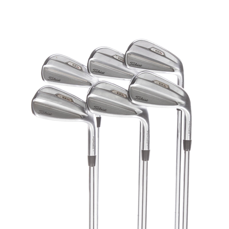 Titleist T100s Steel Mens Right Hand Irons 5-PW Extra Stiff - AMT Tour White X100