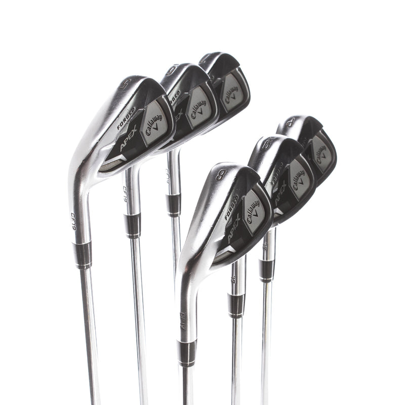 Callaway Apex CF19 Steel Mens Left Hand Irons 5-PW Stiff - N S Pro Modus3 Tour 105