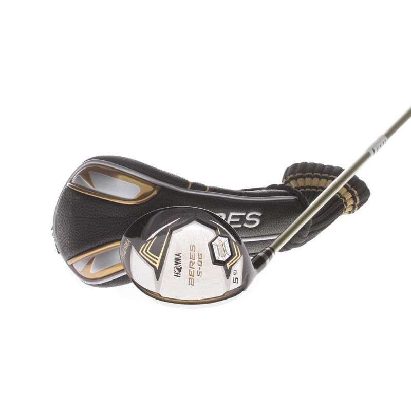 Honma Beres S-06 Graphite Mens Left Hand Fairway 5 Wood 18* Regular - ARMRQ X 47