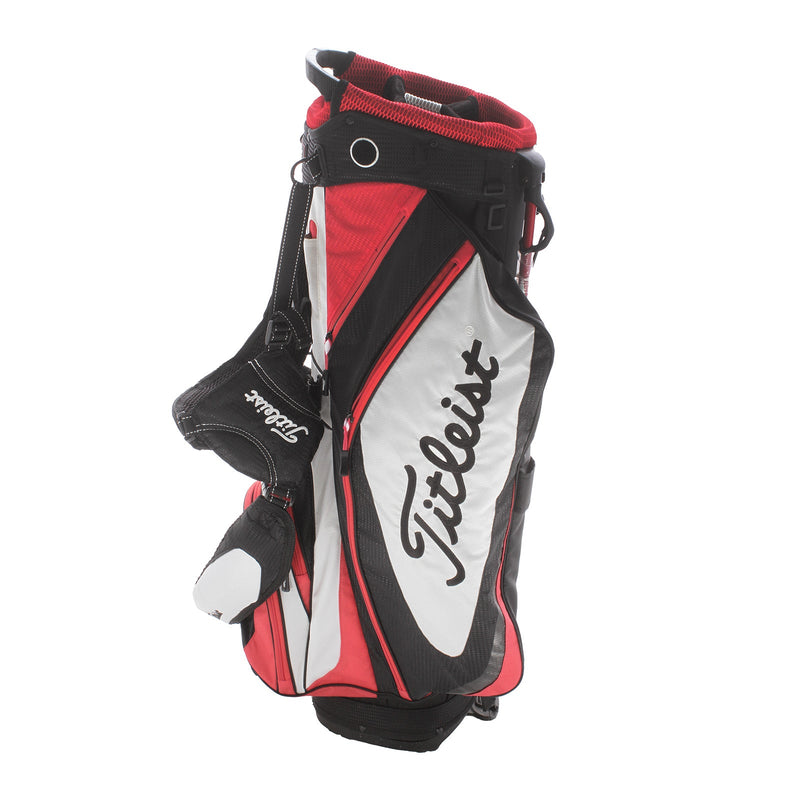 Titleist Stand Bag - Black/White/Red