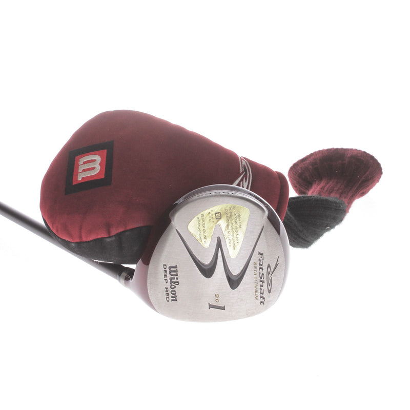 Wilson Deep Red Graphite Mens Right Hand Driver 9* Stiff - Wilson Fatshaft