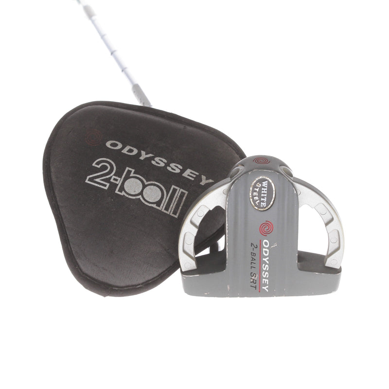 Odyssey White Steel 2-Ball SRT Mens Right Hand Putter 34.5" Mallet - Odyssey