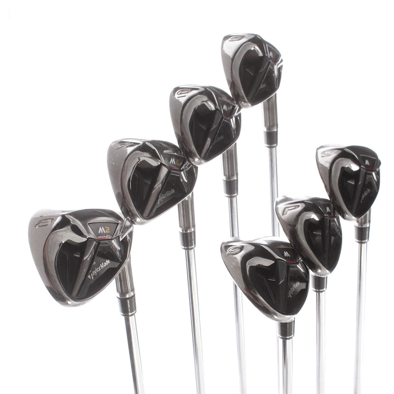 TaylorMade M2 Steel Mens Right Hand Irons 5-SW Regular - REAX 88