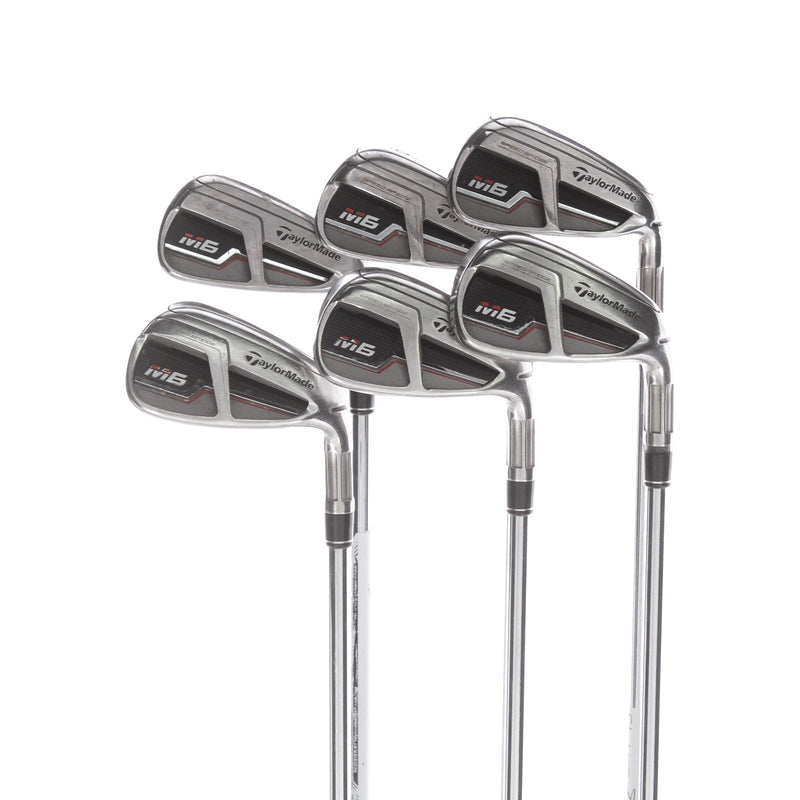 TaylorMade M6 Steel Mens Right Hand Irons 5-PW Regular - KBS Max R 85