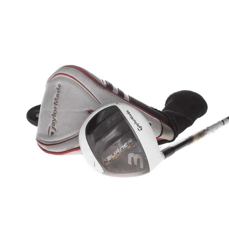 TaylorMade Burner Superfast 2.0 Graphite Mens Left Hand Fairway 3 Wood 15* Regular - Matrix Ozik XCON