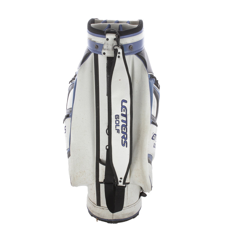 John Letters Cart Bag - White/Blue/Black