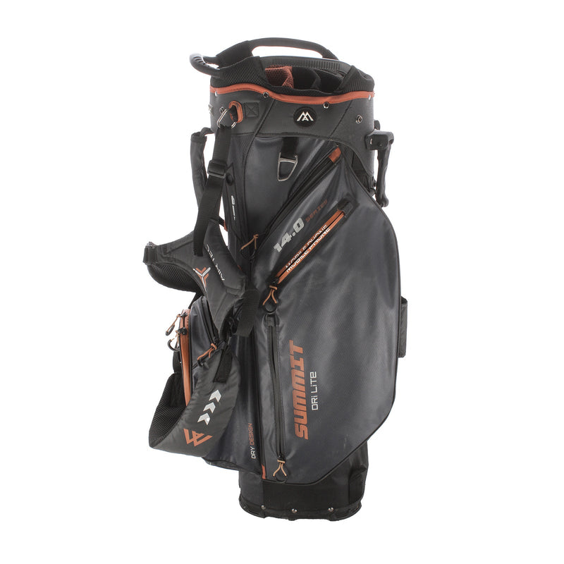 Big Max 14.0 Series Summit Dri Lite Stand Bag - Black/Orange