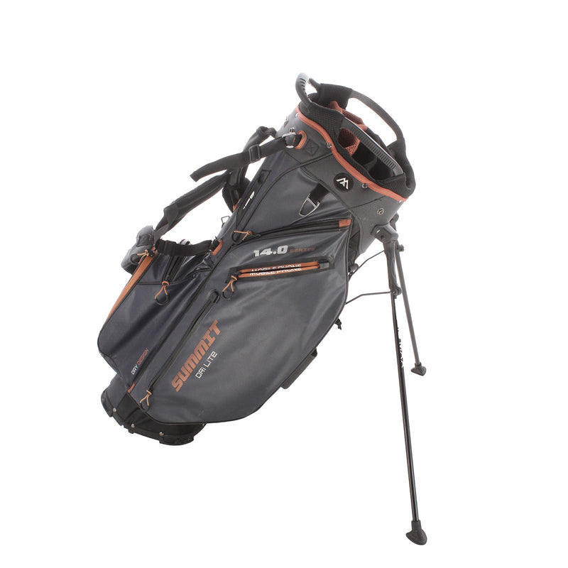 Big Max 14.0 Series Summit Dri Lite Stand Bag - Black/Orange