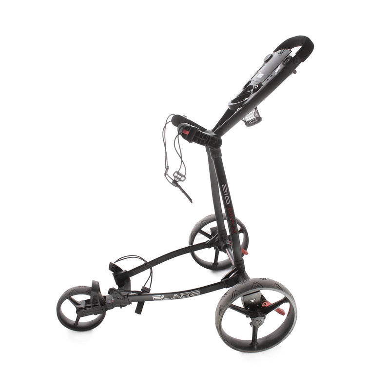 Big Max Blade System 3-Wheel Push Trolley - Black