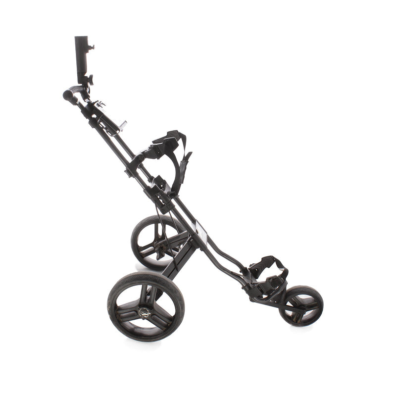 PowaKaddy Twinline 3 3-Wheel Push Trolley - Black