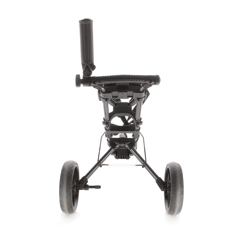 PowaKaddy Twinline 3 3-Wheel Push Trolley - Black