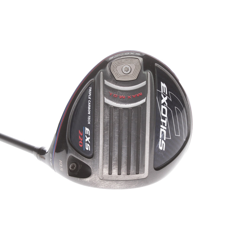 Tour Edge Exotics EXS 220 Graphite Mens Right Hand Driver 10.5* Regular - Hzrdus Smoke 60g