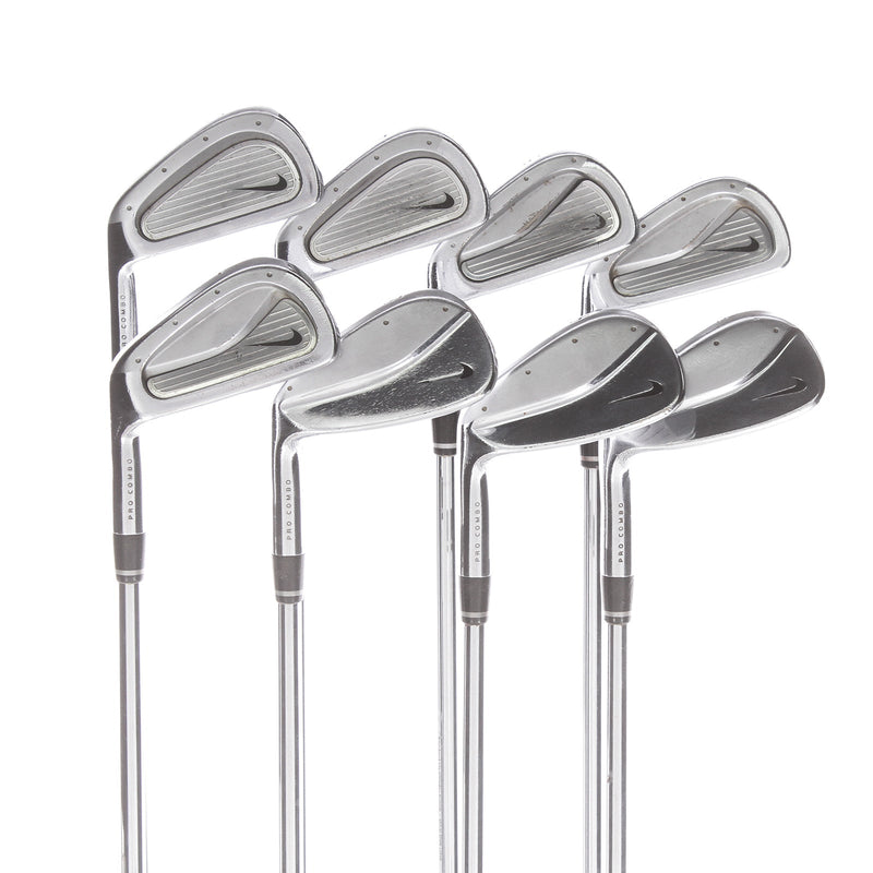 Nike Forged Pro Combo Steel Mens Left Hand Irons 3-PW Stiff - Nike