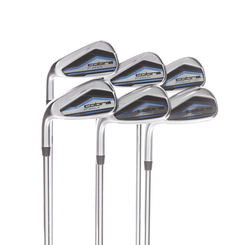 Cobra F-Max Airspeed Steel Mens Left Hand Irons 5-PW +0.5" Stiff - Cobra